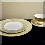 P42. Set of Royal Doulton English Renassiance china. 